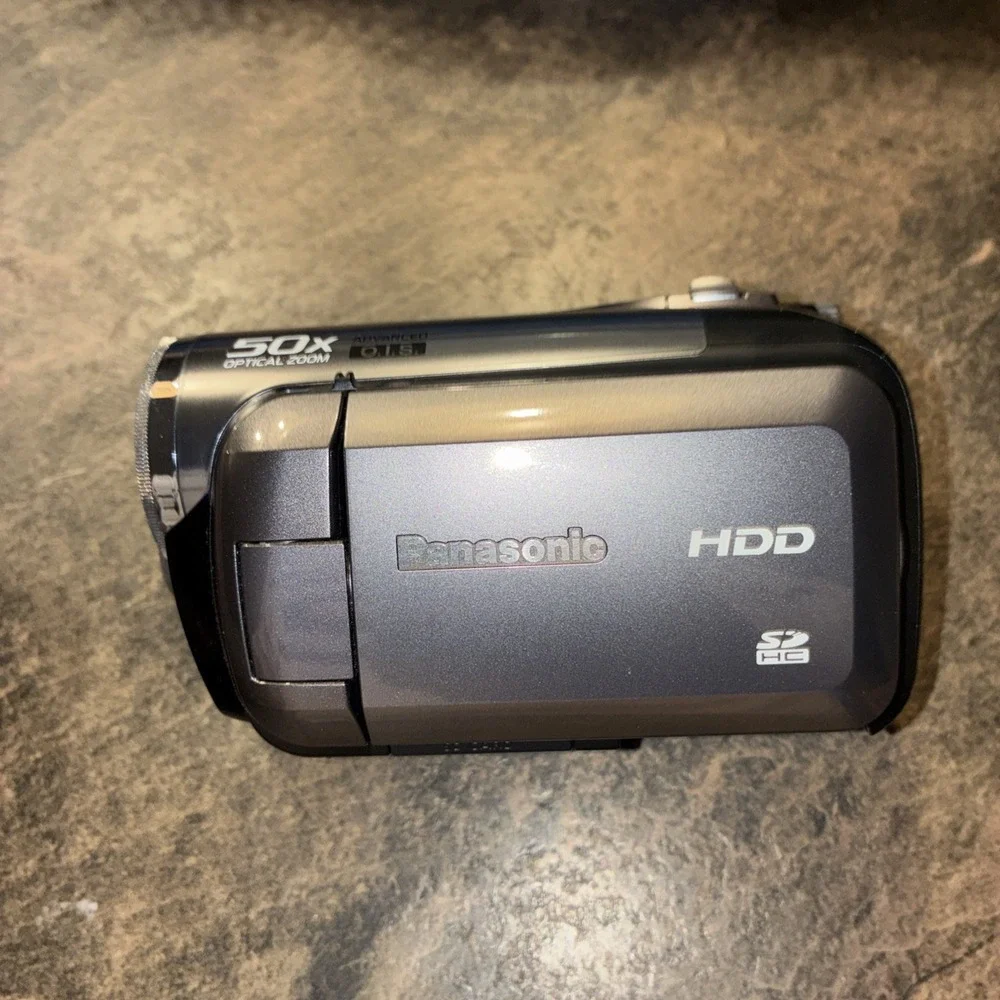 Panasonic SDR-H60P Handheld Camcorder Black 50x Zoom for Parts Or Repair W/bag